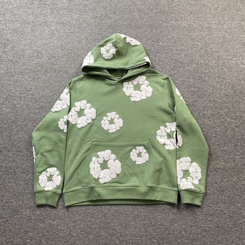 Denim Tears SS23 floral pattern printed sweatshirt